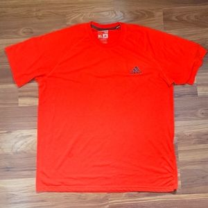Adidas Ultimate Tee S/S shirt.  Sz XL.  Good used condition . Solar Red (orange)